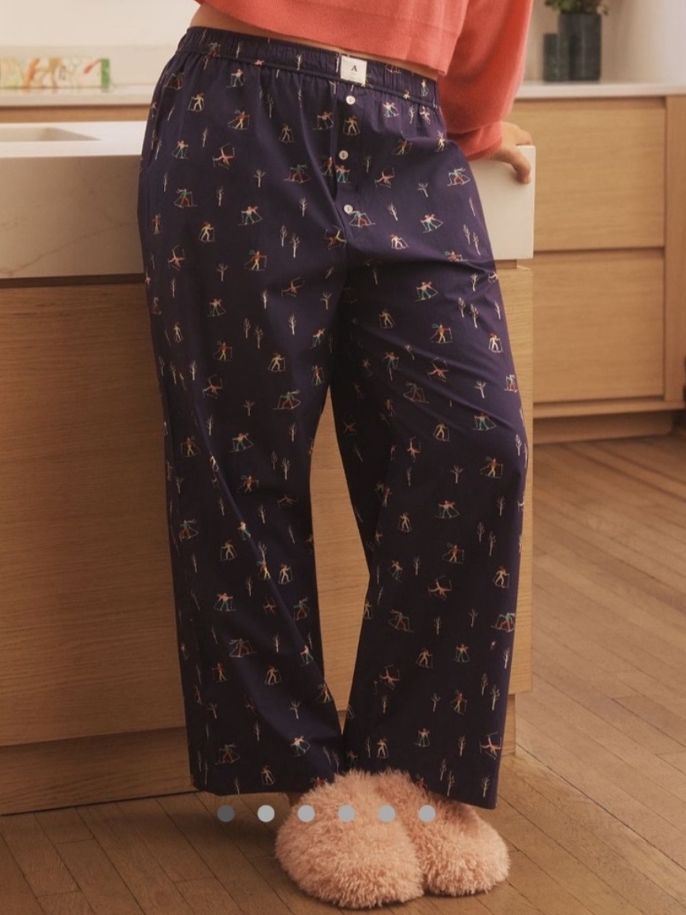 Anthropologie Emily Isabella The Wren Boxer Pajama Pants
